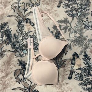 Tommy Hilfiger Light Pink Bra with Logo Straps